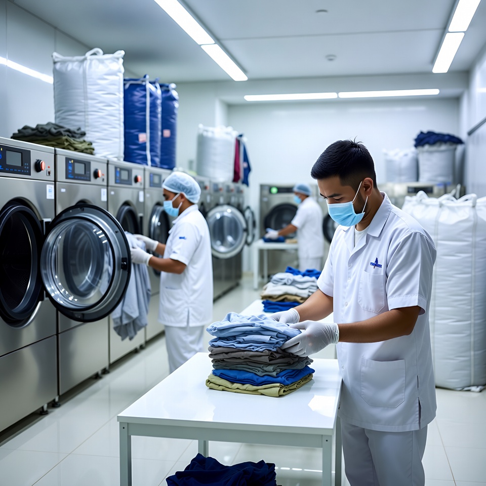 Fold Laundry Service in Makkah
